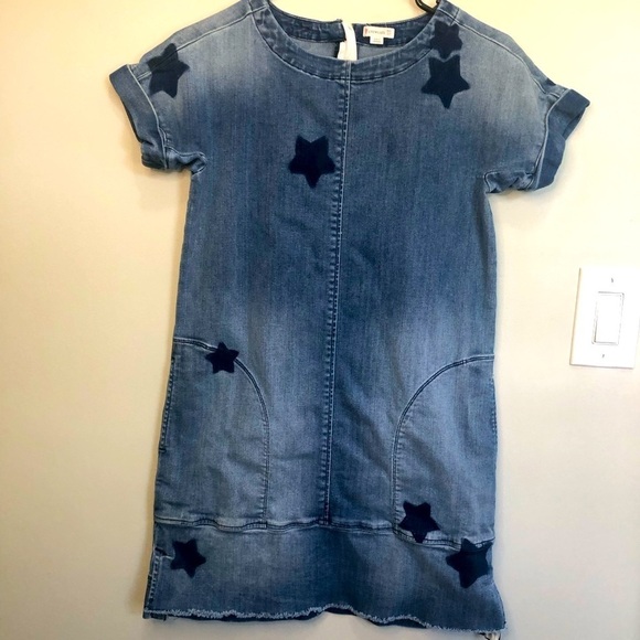 Crew Cuts Girl Jean dress with pockets, size 12 - Picture 1 of 13